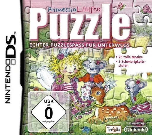 Prinzessin Lillifee Puzzle - Echter Puzzlespass fuer Unterwegs (Europe) (En,Fr,De,Es,It)